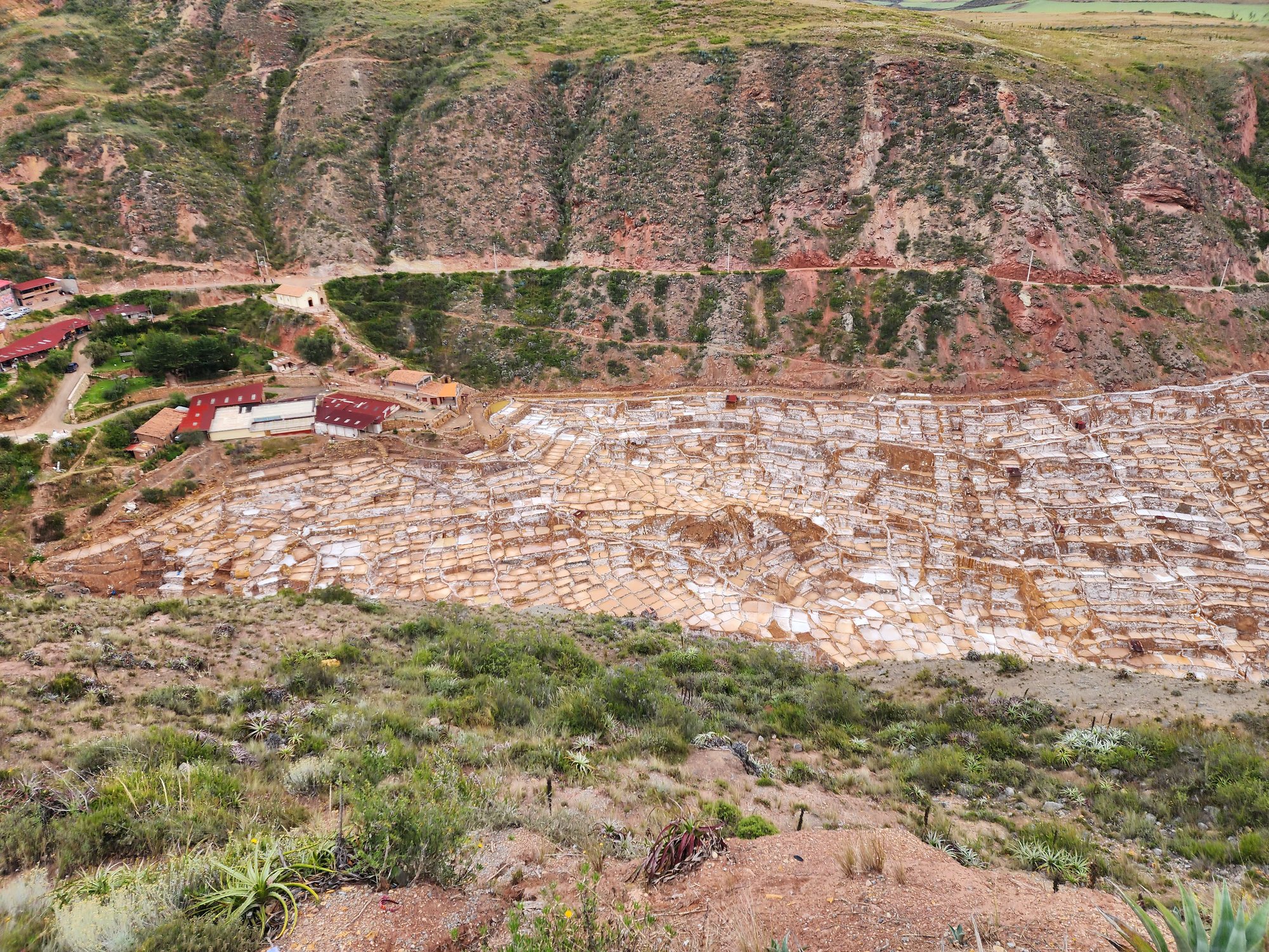 Maras salt mines from a distance