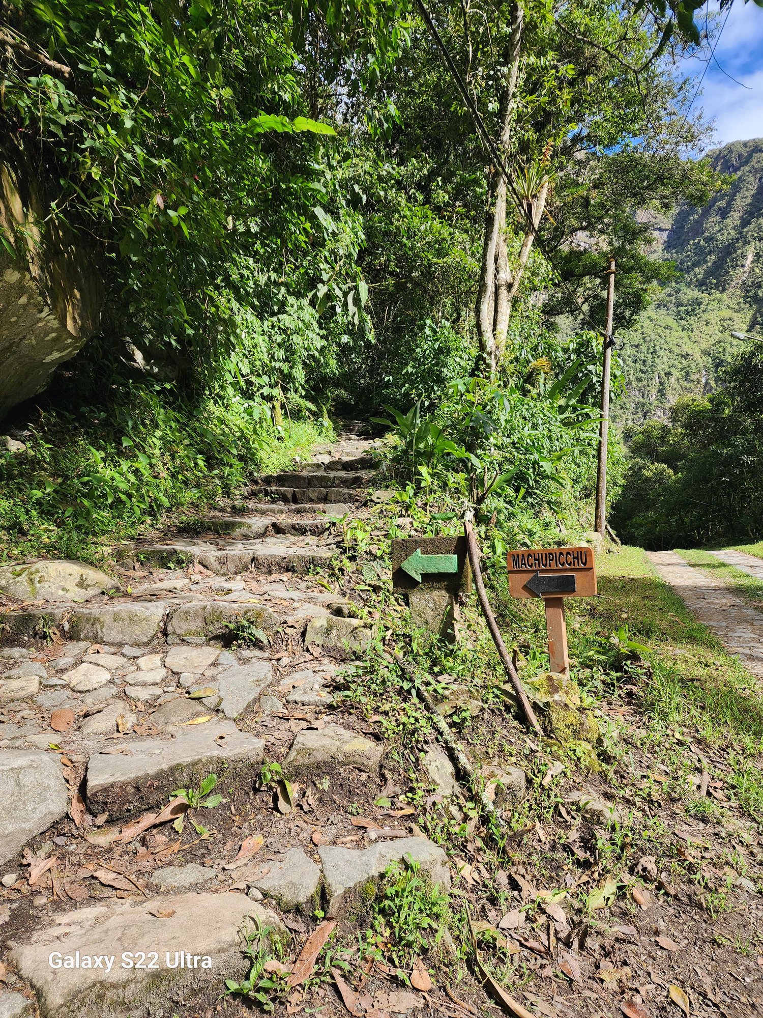 Approaching Machu Picchu