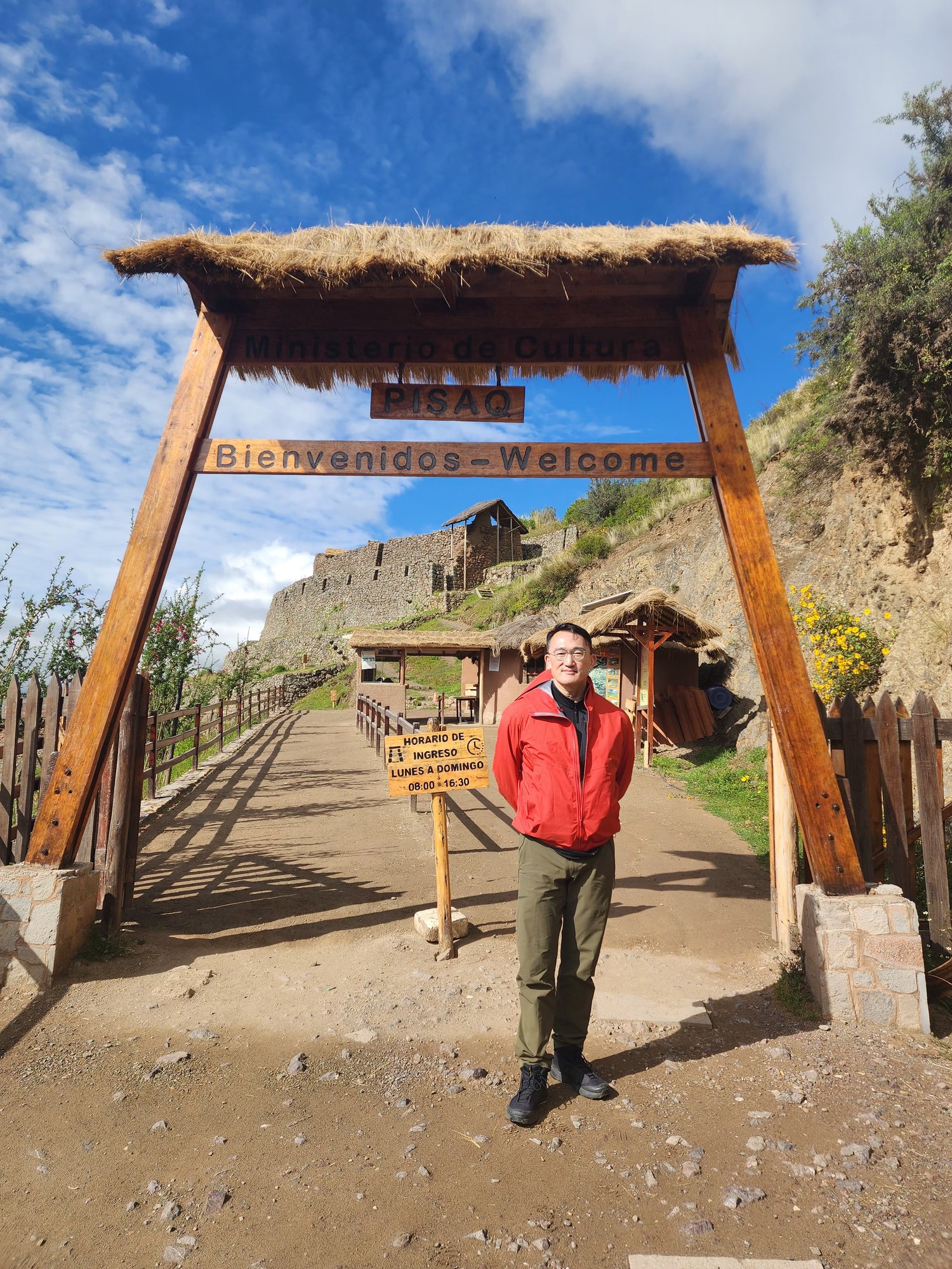 Pisac terraces and ruins